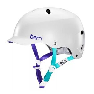 Bern Lenox Women's Sport Helmet - Satin White - Size M/L (55.5-59cm) - NWT